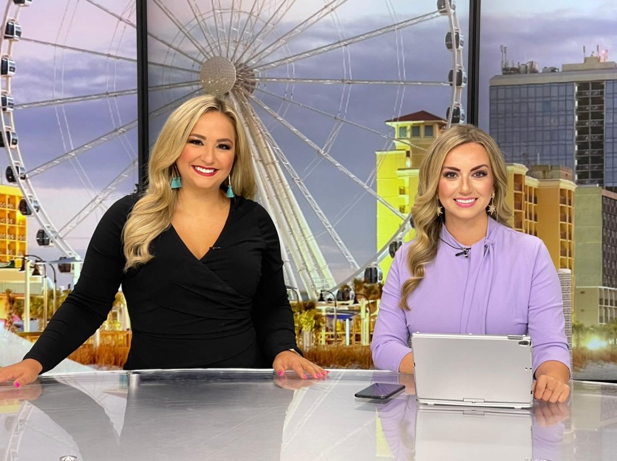 JessicaDobsonWX's tweet photo. My sweet friend and fellow Kentucky gal @kaley_news  is filling in tonight on the anchor desk! She is a new(ish) face here at WMBF so be sure to tune in this weekend and give her page a follow 🤗 https://t.co/68LagU2z7m