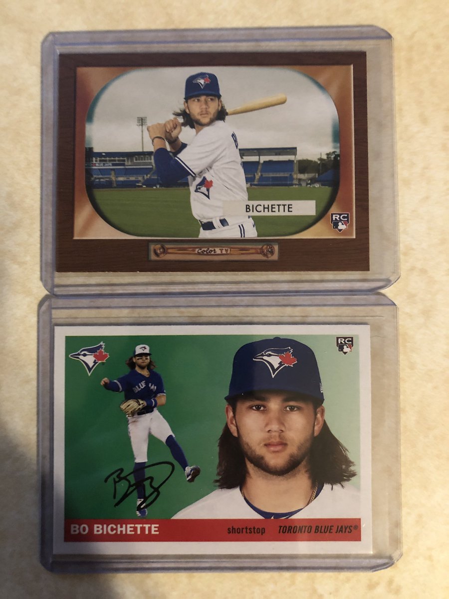 todd_packer1's tweet photo. Bo Bichette and Vlad Jr RC lot(5)
Take all 5 for $20 shipped https://t.co/7JMMim8n3a