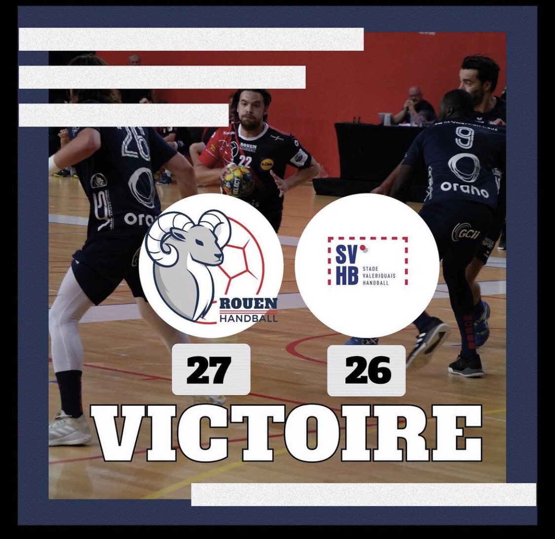 Présent ce soir au <a href="/LeKindarena/">Le Kindarena</a> pour soutenir le <a href="/RouenHandball/">Rouen Handball</a> dans le derby du championnat de #National2 face à l’équipe du Stade de Saint Valery Handball.
4 matchs, 4 victoires un sans faute pour ce début de saison. #Go <a href="/Rouen/">Ville de Rouen</a>
