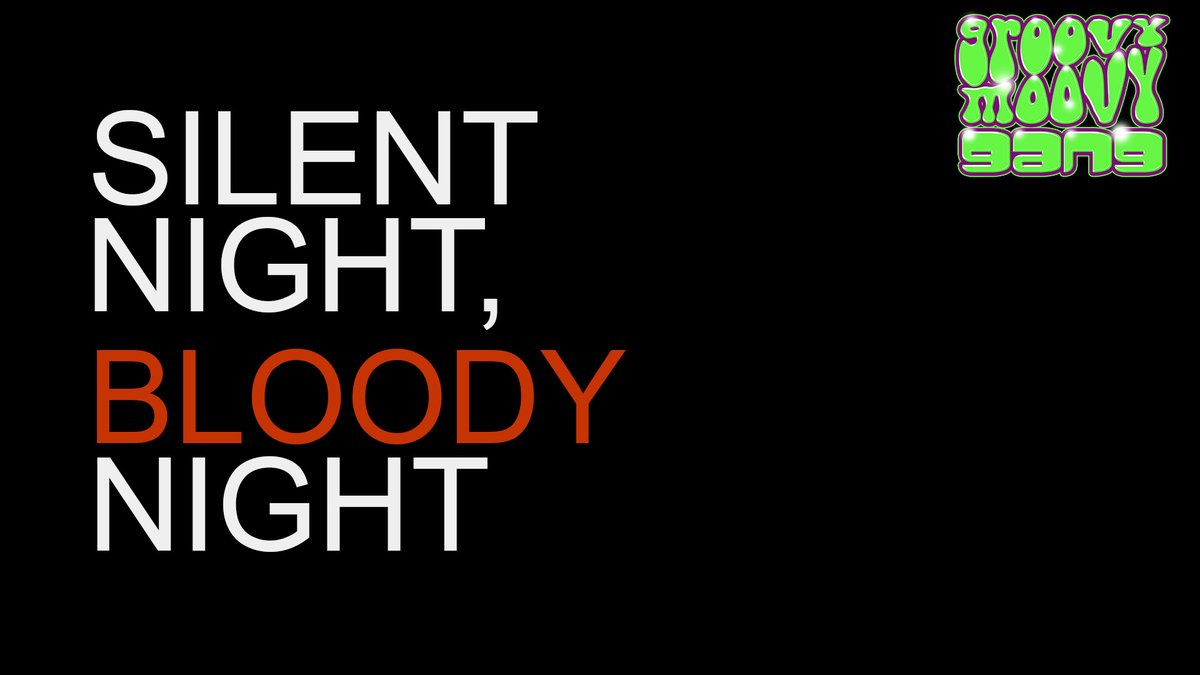 In thirty minutes, the gang will be watching and riffing Silent Night, Bloody Night on twitch.tv/GroovyMoovyGang. Join us in chat and riff along with us! 
- 
#liveriff #movieriff