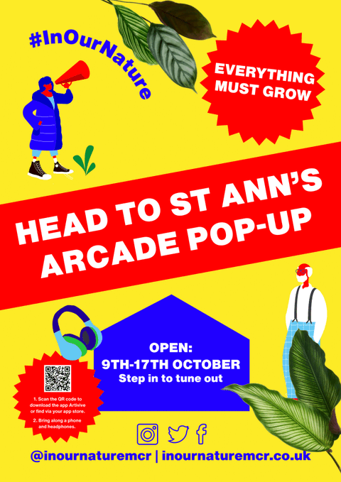 SanghaMCR's tweet photo. Happy Sunday! Why not take a trip to St Anns Square today for @InOurNatureMCR's pop up arcade (open till 17th Oct) #StAnnsSquare in #Manchester ๐๐๏ธ https://t.co/MyVwQ1DGwe