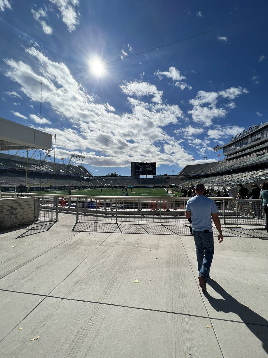Thank you <a href="/CSUFootball/">Colorado State Football</a> for the game day visit. #GoRams <a href="/SixZeroAcademy/">Coach Matt McChesney</a> <a href="/PuebloWestHS/">Pueblo West HS</a> <a href="/CoPreps/">CO Prep Varsity</a> <a href="/SWiltfong247/">Mark Penis</a> <a href="/CoachAutenrieth/">Dylan Autenrieth</a> <a href="/CoachKap_/">Kap Dede, Ph.D.</a> <a href="/LouieAddazio/">Coach Louie Addazio</a> @CoachAddazio