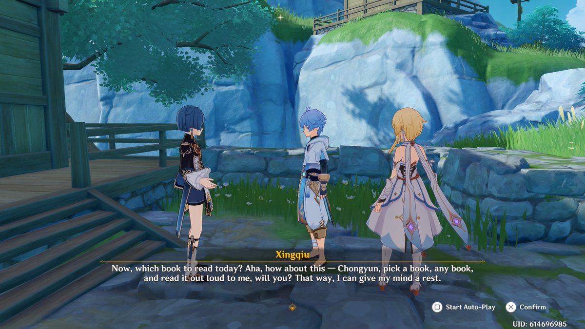 Cute_Idiot's tweet photo. Xingqiu tries but Chongyun is so oblivious..... #PS5Share #GenshinImpact #Moonchase https://t.co/pYrKINRjAf