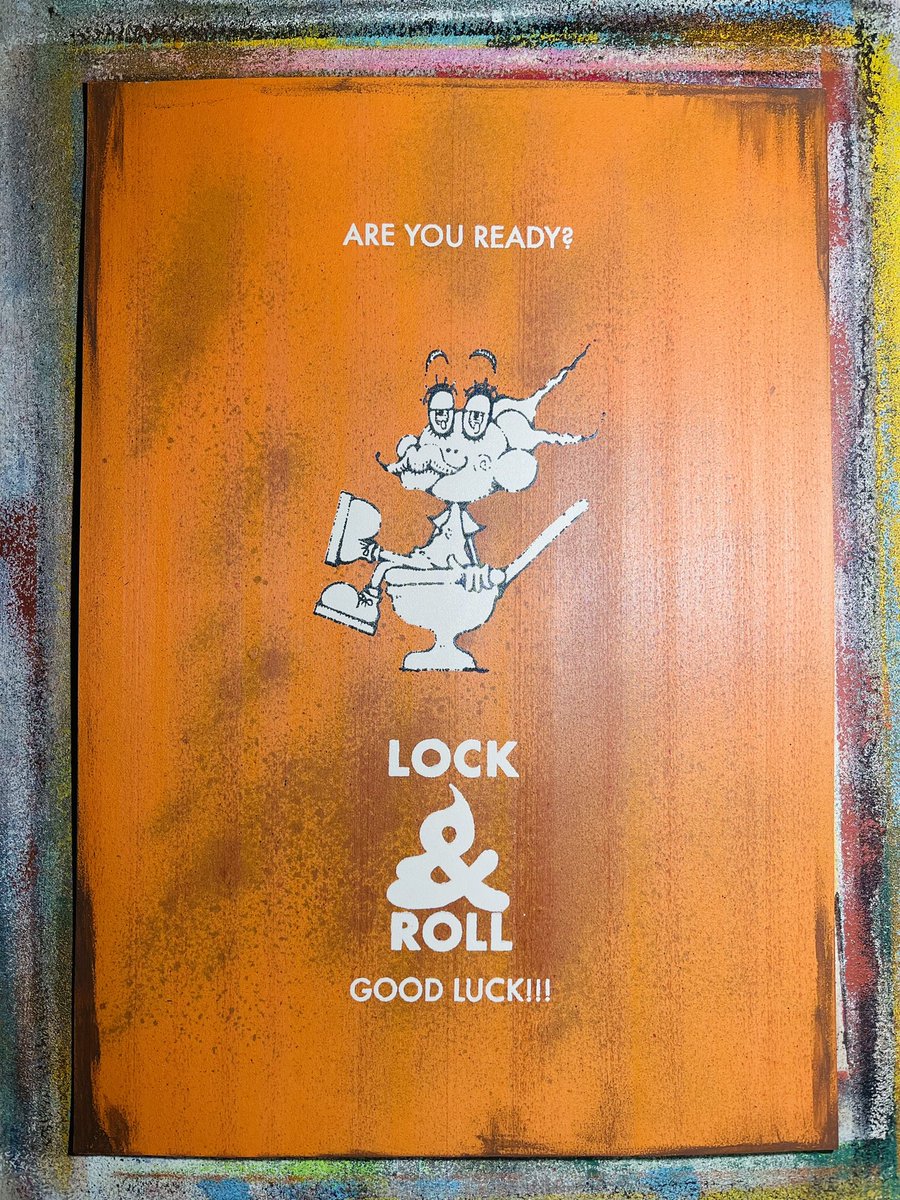 I drew a picture using silk screen.
Rusted signboard style.

LOCK ＆ ROLL

#ourrockrecords
#lockandroll
#illustlation
#silkscreen
#silkscreenart 
#silkscreenmanga
#drawing
#manga
#mangaart
#Irustedsignboard
#色もそれ系
#錆びた看板シリーズ 
#シルクスクリーン好きな人と繋がりたい