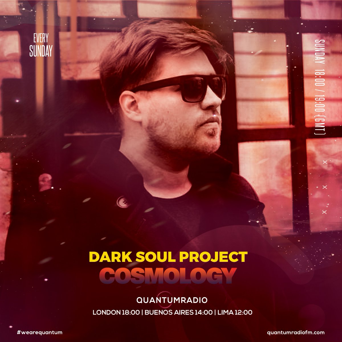 <a href="/quantumradiofm/">quantumRadiofm</a> presents
Cosmology by DARK SOUL PROJECT
[QR exclusive] (2hs)
with ZIGER 
// Dark Soul Project /

every Sunday of the month
London 06:00 / 18:00 | Buenos Aires 02:00 / 14:00 | Lima 12:00 / 00:00

CHECK LINK IN BIO

#wearequantum