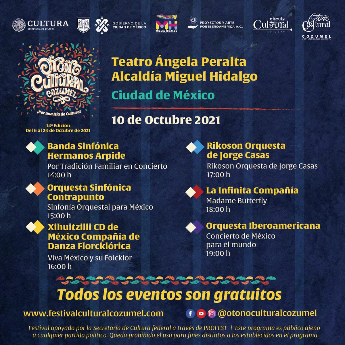jorgerealsanchz's tweet photo. El Teatro Angela Peralta @AlcaldiaMHmx presenta: https://t.co/KXXIkcgVu0