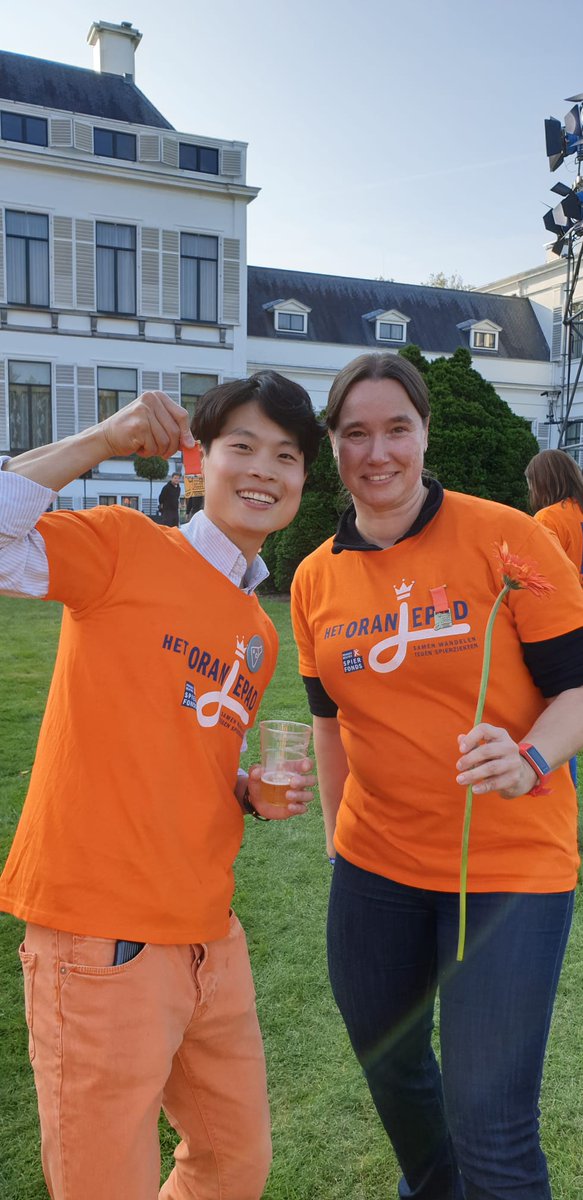 MYOS_SCN's tweet photo. We were present too at #Oranjepad fundraising for neuromuscular diseases research 🧡
The participating teams raised the awesome total of 172014 euros (172% of goal) for @Spierfonds 💪 https://t.co/DcPUfC0eng
