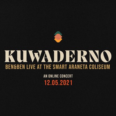 BenAndBenMusic's tweet photo. KUWADERNO: Ben&amp;Ben Live At The Smart Araneta Coliseum, An Online Concert. 

Our First Major Concert is happening this December 💙💛 We're excited to play for you all the songs from Pebble House Vol. 1: Kuwaderno, and all your favorite Ben&amp;Ben songs https://t.co/DcnBc5MBOJ