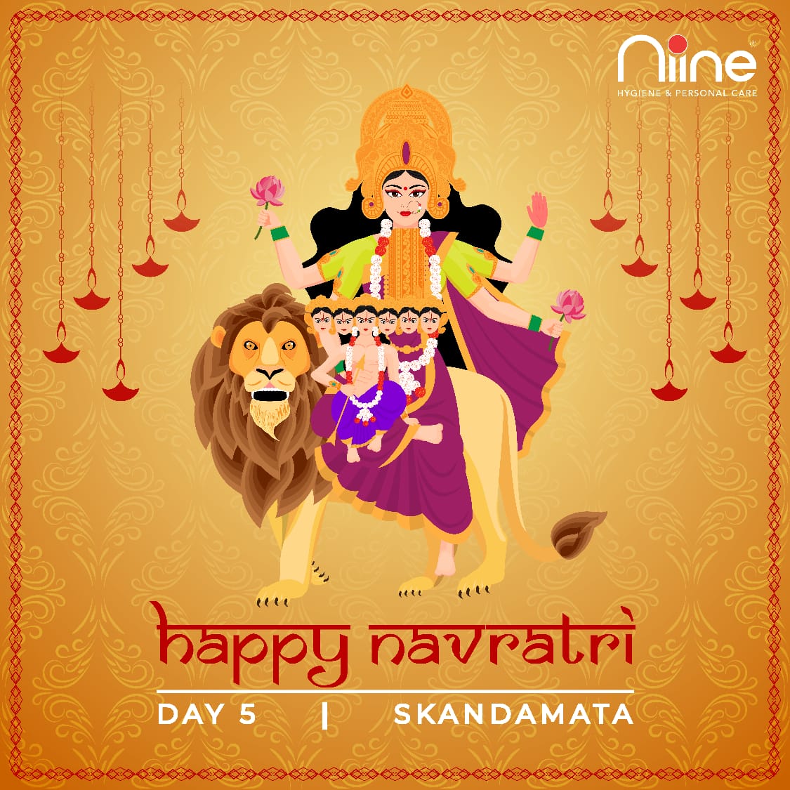 𝐍𝐢𝐢𝐧𝐞 𝐚𝐜𝐤𝐧𝐨𝐰𝐥𝐞𝐝𝐠𝐞𝐬 𝐭𝐡𝐞 𝐜𝐞𝐥𝐞𝐛𝐫𝐚𝐭𝐢𝐨𝐧 𝐨𝐟 𝐧𝐢𝐧𝐞 𝐩𝐨𝐰𝐞𝐫𝐟𝐮𝐥 𝐠𝐨𝐝𝐝𝐞𝐬𝐬𝐞𝐬. 𝐌𝐚𝐲 𝐭𝐡𝐢𝐬 𝐩𝐨𝐰𝐞𝐫 𝐬𝐭𝐞𝐞𝐫𝐬 𝐚𝐥𝐥 𝐭𝐨 𝐭𝐡𝐞 𝐩𝐚𝐭𝐡 𝐨𝐟 𝐤𝐧𝐨𝐰𝐥𝐞𝐝𝐠𝐞 𝐚𝐧𝐝 𝐫𝐞𝐬𝐩𝐞𝐜𝐭 𝐟𝐨𝐫 𝐰𝐨𝐦𝐞𝐧.
#navratri2021 #niineindia