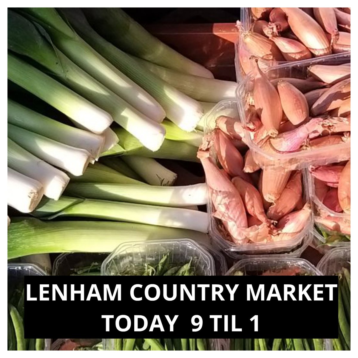 #lenham country market opens today in the village square from 9am.  We've fish, cheese, beers, seasonal fruit/veg, honey, roasted coffee and more.