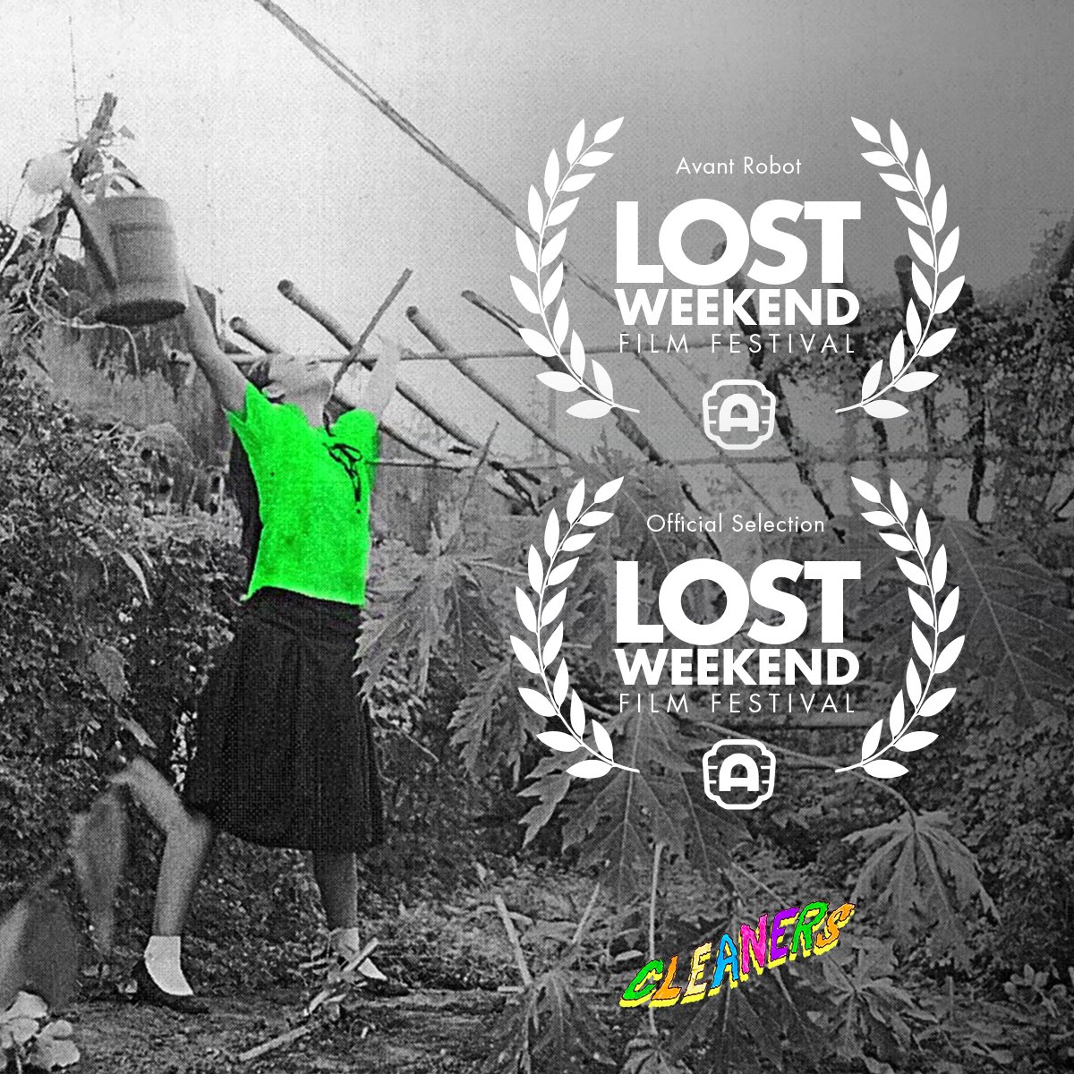 CleanersFilm's tweet photo. Napatawag saglit sa principal's office kasi nanalo raw kami ng Avant Robot Award sa #LostWeekendXIV Film Festival sa Virginia, USA! 🤘 Salamat, klasmeyts! #CleanersNowStreaming https://t.co/xhhZenXHxI