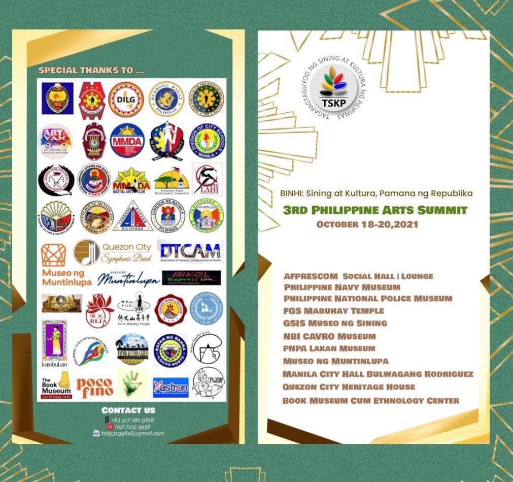 nebsninetyone's tweet photo. Join us on the 3rd Philippine Art Summit brought to us by the Tagapagtaguyod ng Sining at Kultura ng Pilipinas (TSKP) https://t.co/B6d7yibhW2