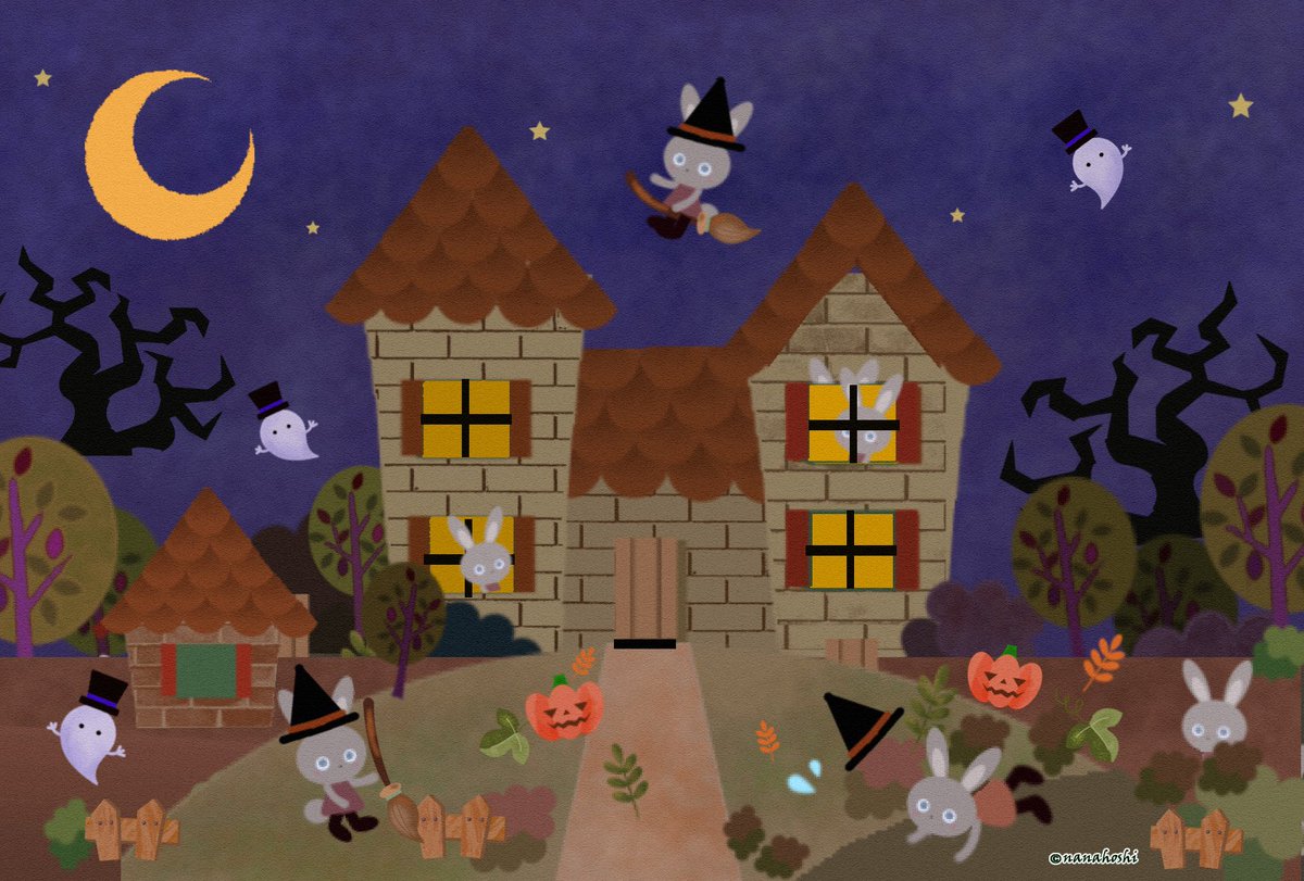 nanahosi1211's tweet photo. Happy halloween
🐰🌛🎃
#イラスト
#illustration https://t.co/7LcHxWsatX