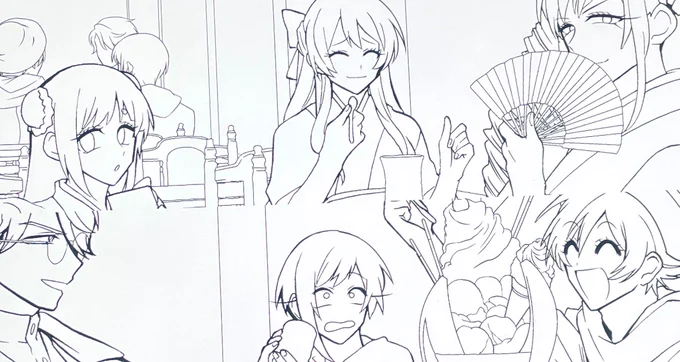 無を食べるヒナちゃん。 
