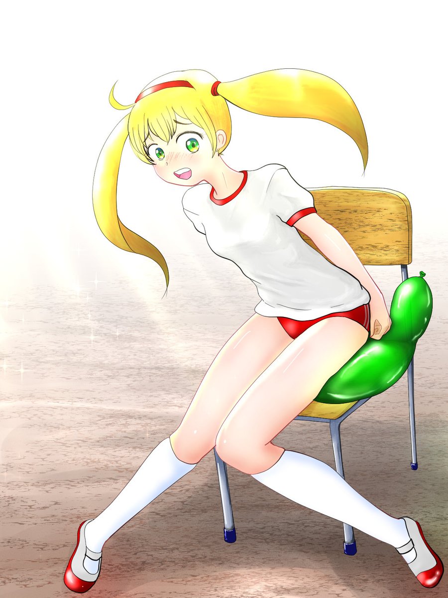 リンちゃんさん運動会風船割り リンちゃんはふわふわなので割るのは大変そう 参考 Bear Guy アンツィオサンドリヨンのイラスト