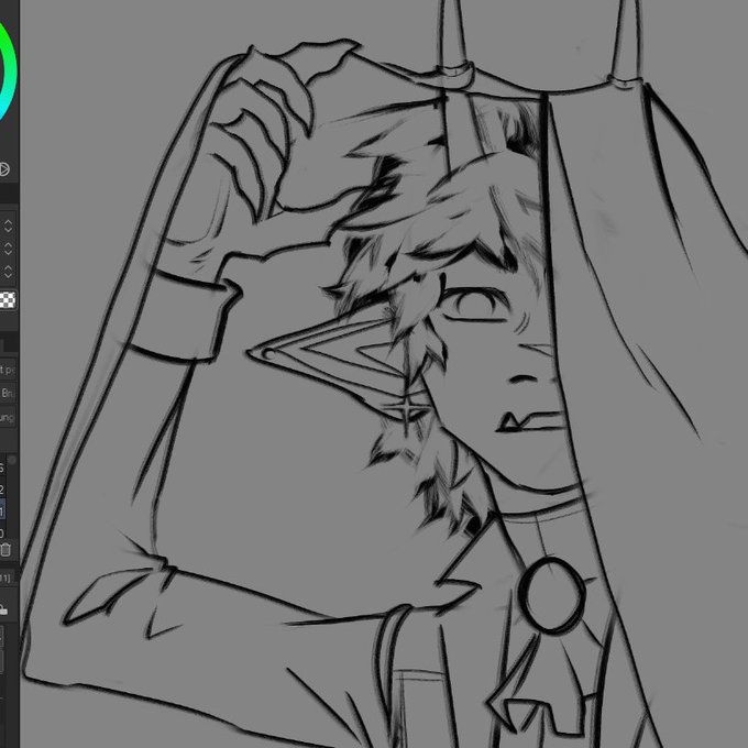 me? doing a finished piece for once? wild 