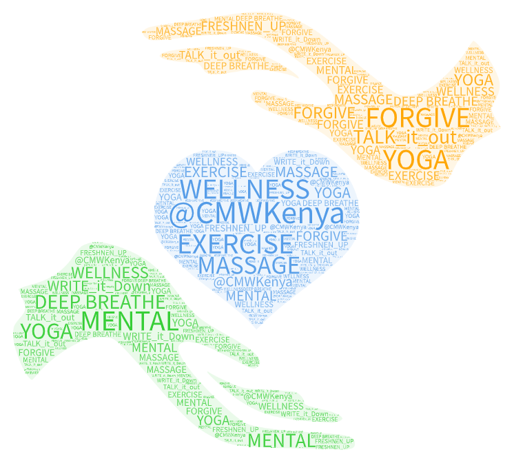 CMWKenya's tweet photo. We join the world in celebrating this #worldmentalhealthday2021 
We continue to Promote &amp; Advocate for #MentalHealth Care for All through a Life-course Approach.

So, Make it Real by spreading the LOVE &amp; doing something NICE for yourself 
#mentalhealthmatters #mentalhealthday2021 https://t.co/duPXytDpnz
