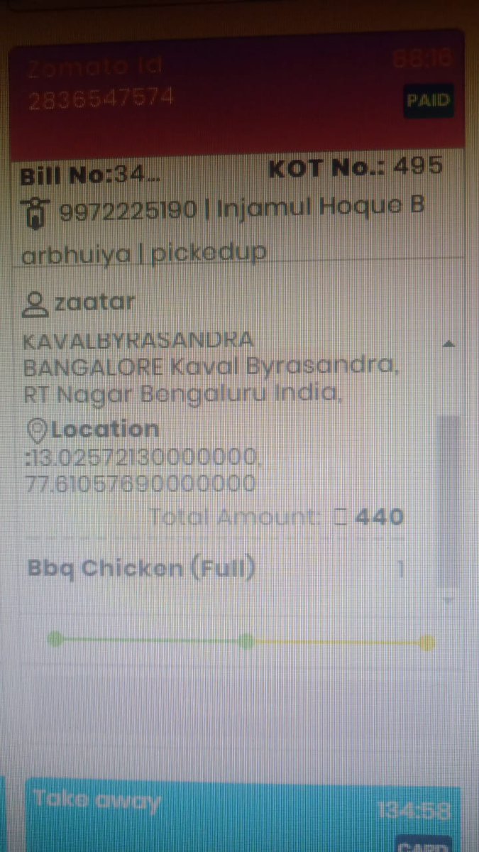 Syedfar98445320's tweet photo. To restaurant people to get the order delivered and then they said okay once it gets delivered. Please speak to customer service and get the amount refunded. I tried to reach out but couldn't get connected to any one . please find the attached documents to prove https://t.co/dWiLLcGxOs