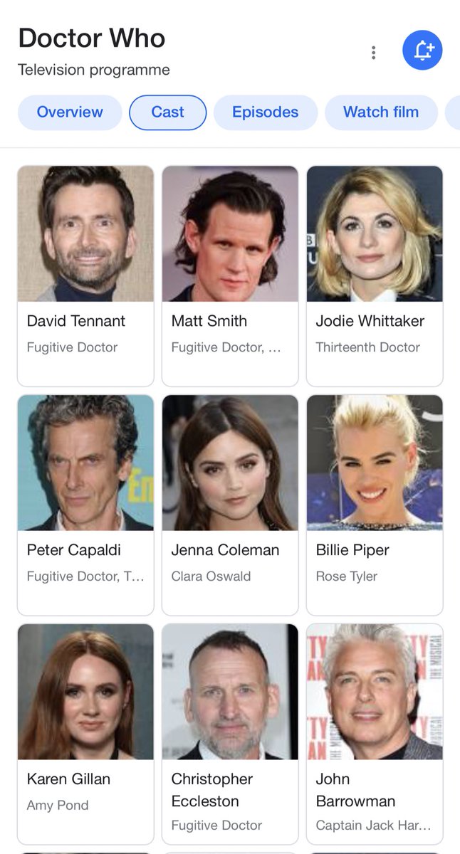 BiggerOnThePod's tweet photo. Why have all past incarnations of The Doctor been changed to “Fugitive Doctor”? #WhereIsTheDoctor #DoctorWho https://t.co/ByHUGaUhQ5