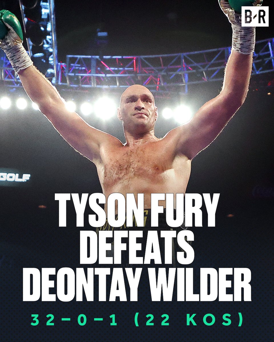 AND STILL! 

TYSON FURY DEFEATS DEONTAY WILDER TO RETAIN HIS WBC AND LINEAL HEAVYWEIGHT TITLE 👑