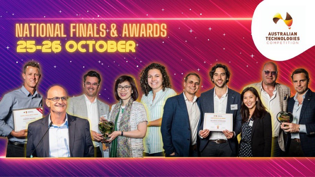 OneTenTeam's tweet photo. #Event Inventors, founders, investors &amp; supporters of the deep tech ecosystem are invited to view Australia's most promising scale-ups at this year's @AustTechComp 25 &amp; 26 Oct 2021.  Register now to be part of an exciting two-day online event: https://t.co/BNp1GUuBj6 https://t.co/E8DL8ioetV