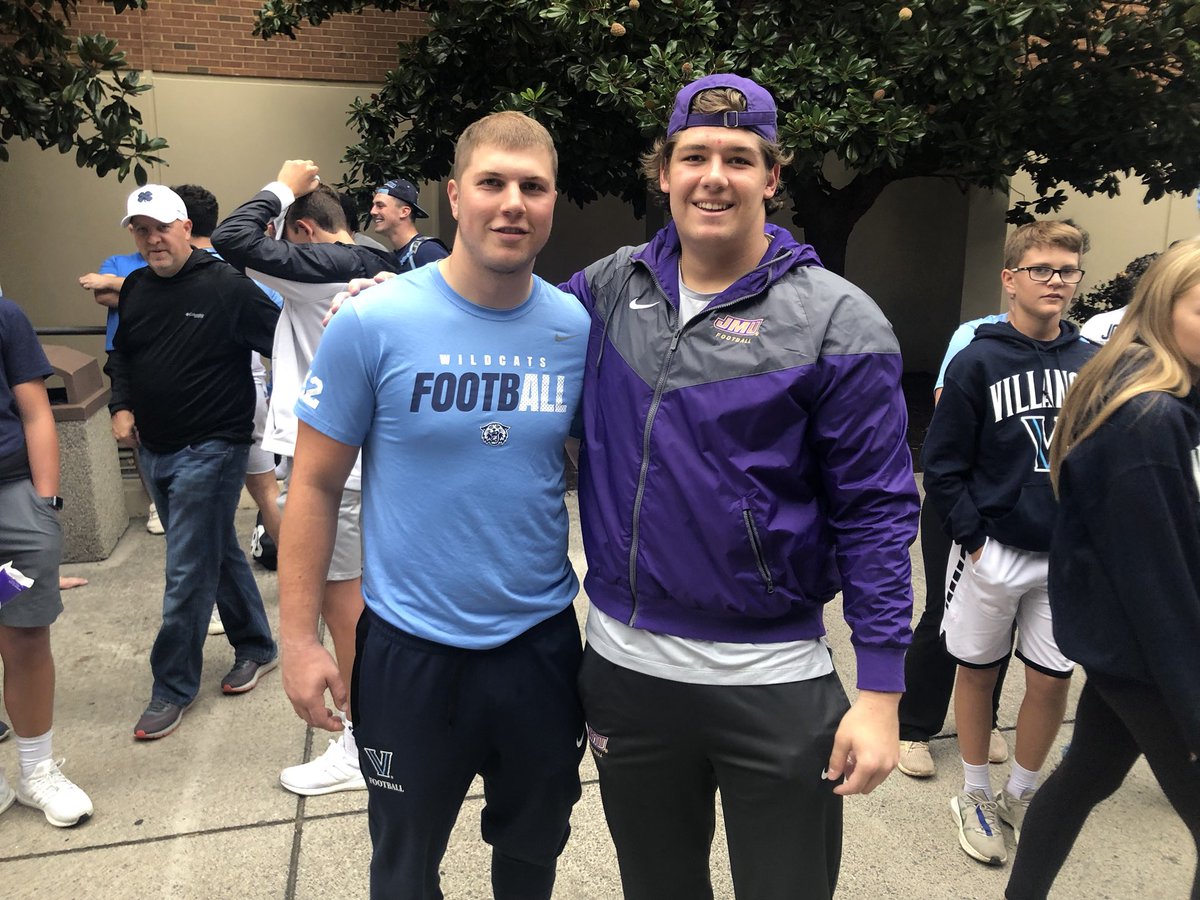 Great seeing DHS Football alumni ⁦<a href="/tfurgg/">Timothy Furgeson</a>⁩ ⁦<a href="/jordan_funk33/">Jordan Funk</a>⁩ and ⁦<a href="/tsizzle34/">TD Ayo-Durojaiye</a>⁩ go at it today at the JMU vs Villanova game. Congrats to all !!