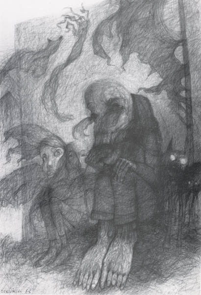 ArtistBeksinski's tweet photo. Untitled #zdislavbeksinski #surrealism https://t.co/hIUp2IvYvs