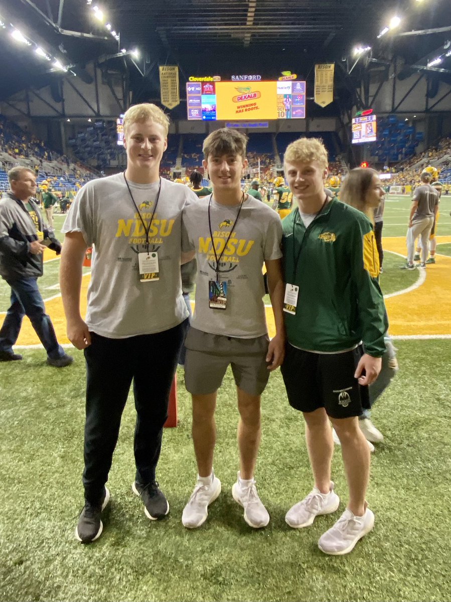 Ryan Brynjolfson (@rbrynjolfson) on Twitter photo Had a great game-day visit in Fargo <a href="/NDSUfootball/">NDSU Football</a>. Thanks <a href="/Coach_RHedberg/">Randy Hedberg</a> for the invite! <a href="/Coach_Roehl/">Coach Tyler Roehl</a> #RollHerd Had a great game-day visit in Fargo <a href="/NDSUfootball/">NDSU Football</a>. Thanks <a href="/Coach_RHedberg/">Randy Hedberg</a> for the invite! <a href="/Coach_Roehl/">Coach Tyler Roehl</a> #RollHerd