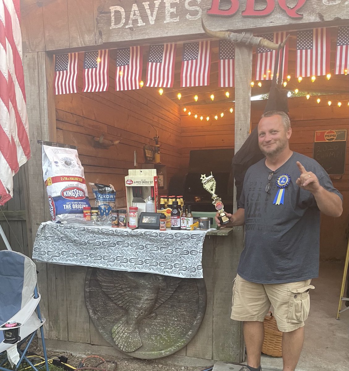 Lars_bryan's tweet photo. A great day with friends at our neighborhood BBQ contest. Dave brings home the top prize back to back years. https://t.co/IR3ug3MRN3