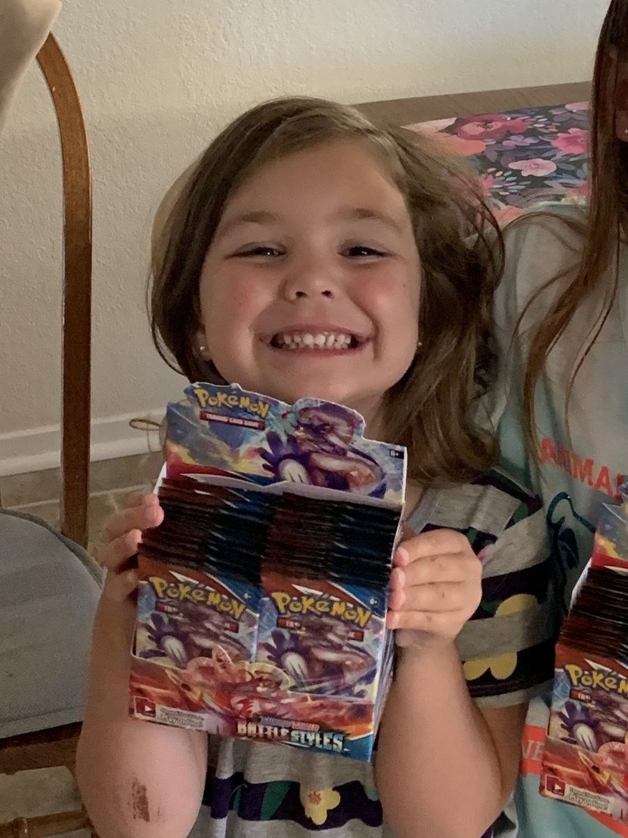 KaceyPowell5's tweet photo. @LeonhartYT saw these posts about birthday pikachu it’s my daughters birthday on Monday and she loves to open packs while watching you, would mean the world to her https://t.co/SehNKPgYB7