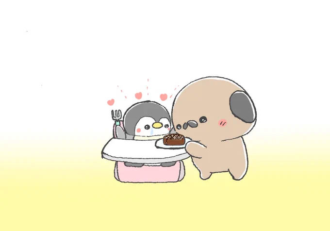 生ガトーショコラを待ち侘びてたkawaiiペンギンちゃん
#ローソン生ガトーショコラ 