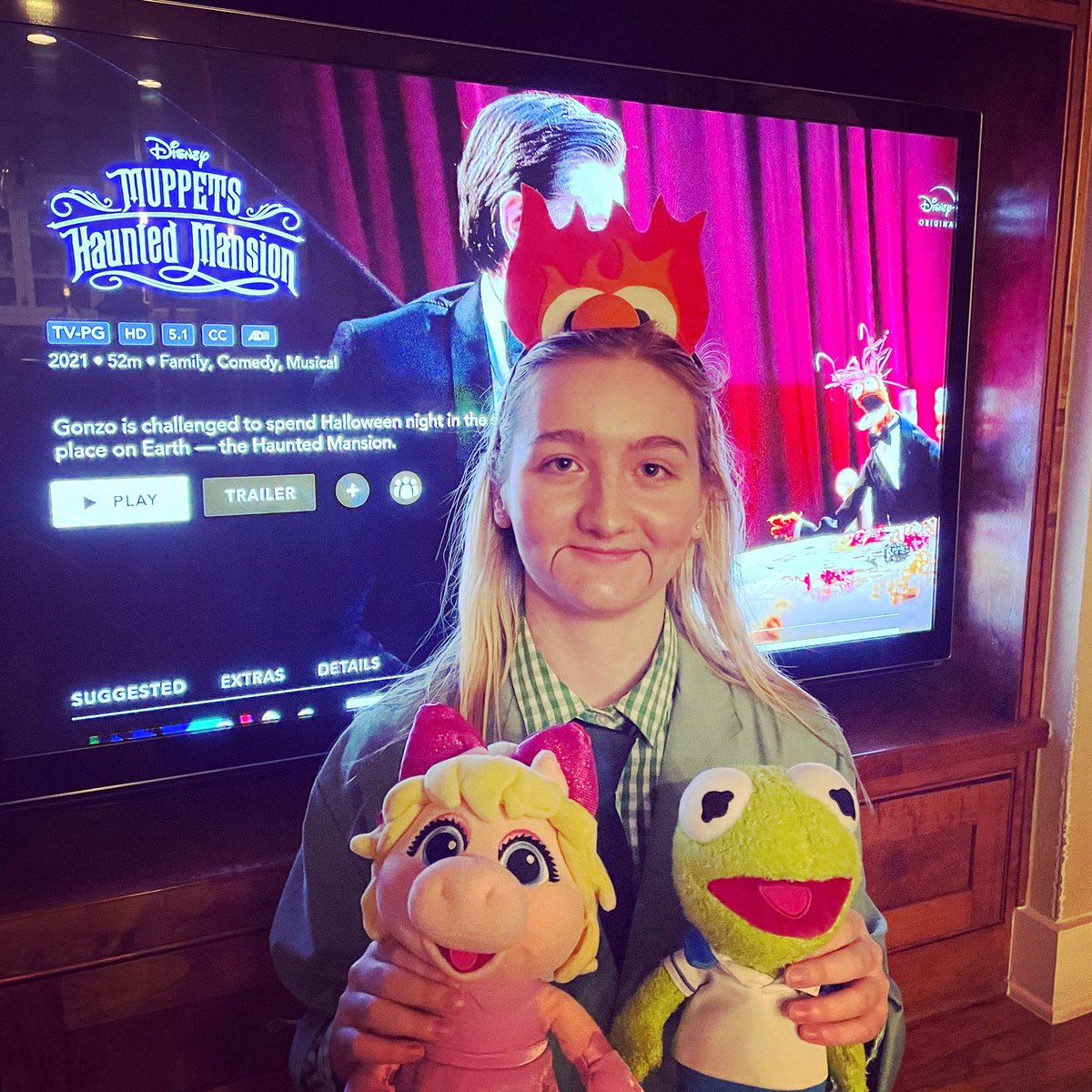 dispodopolis's tweet photo. Time for #MuppetsHauntedMansion @TheMuppets @disneyplus #autism #autismawareness https://t.co/LMo7jmVDBD