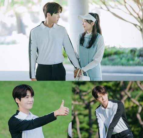 ikanatassa's tweet photo. lemes lututku liat hong du sik pakai golf attire &amp; nge-swing sesempurna itu lurus tangannya 😍😍

kurasa hidup yg dia sembunyikan itu: dia org kaya korporat yg capek dgn drama kota (for some reasons) trus udh byk duitnya jd menyepi aja. ada story knp dia cm mau dibayar min wage https://t.co/mtP0aArsqk