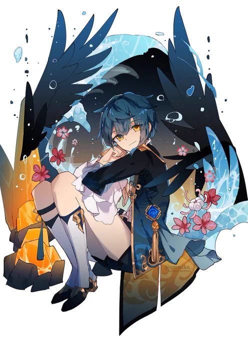 xingqiu! happy birthday~ 💧 #原神 #genshinimpact 
