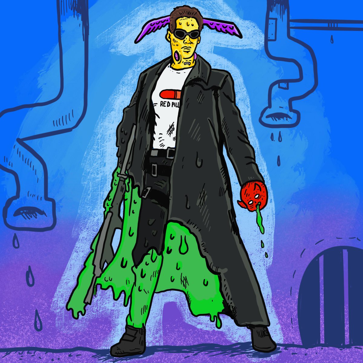 CCarnies's tweet photo. Any matrix fans? Would you take the red or blue pill? https://t.co/0Wm64RG8Ad