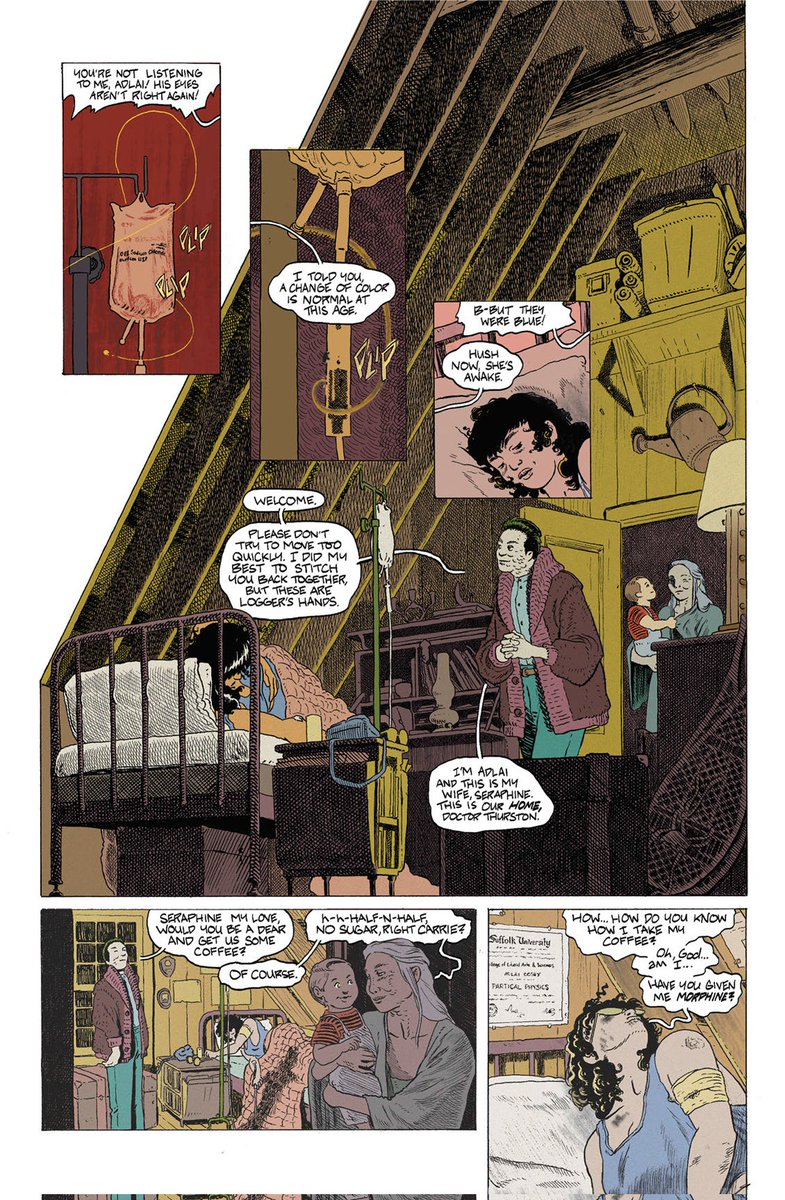 ianmacewan's tweet image. ROOFSTOMPERS page 4, start to finish (lettering by the excellent @HassanOE) #sequentialsaturday