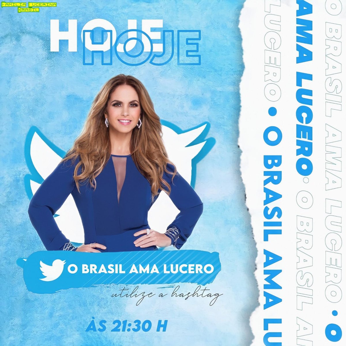 FamiLucerinaBR's tweet photo. Nesse dia especial, vamos reafirmar com toda a certeza que O BRASIL AMA LUCERO e esse amor é para sempre!!! https://t.co/3p9gLN38I9