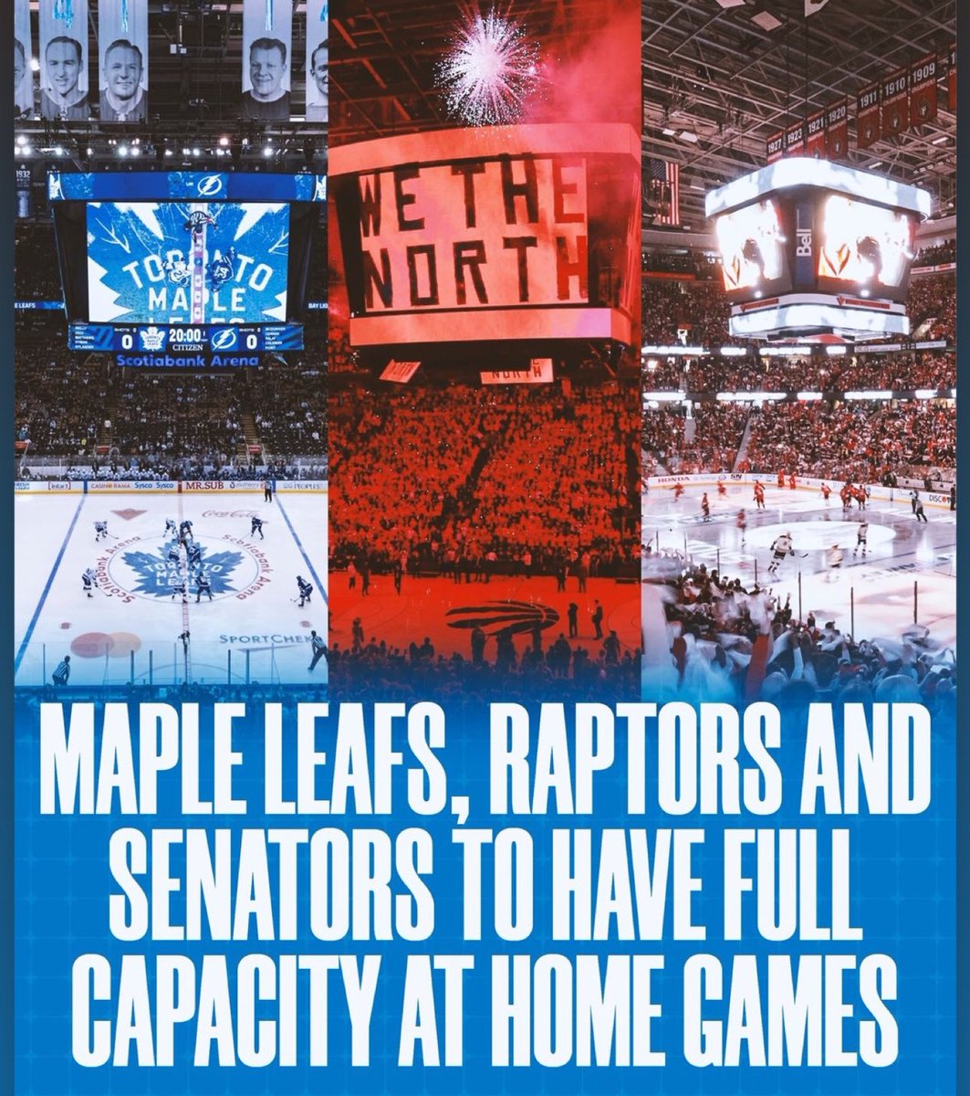 JoeySalmingo's tweet image. Capacity limits lifted in Ontario for large capacity venues.. yet restaurants and other smaller businesses still have capacity limits.

Curious to know what the logic is behind that?
#ONpoli #ScienceTable #Toronto