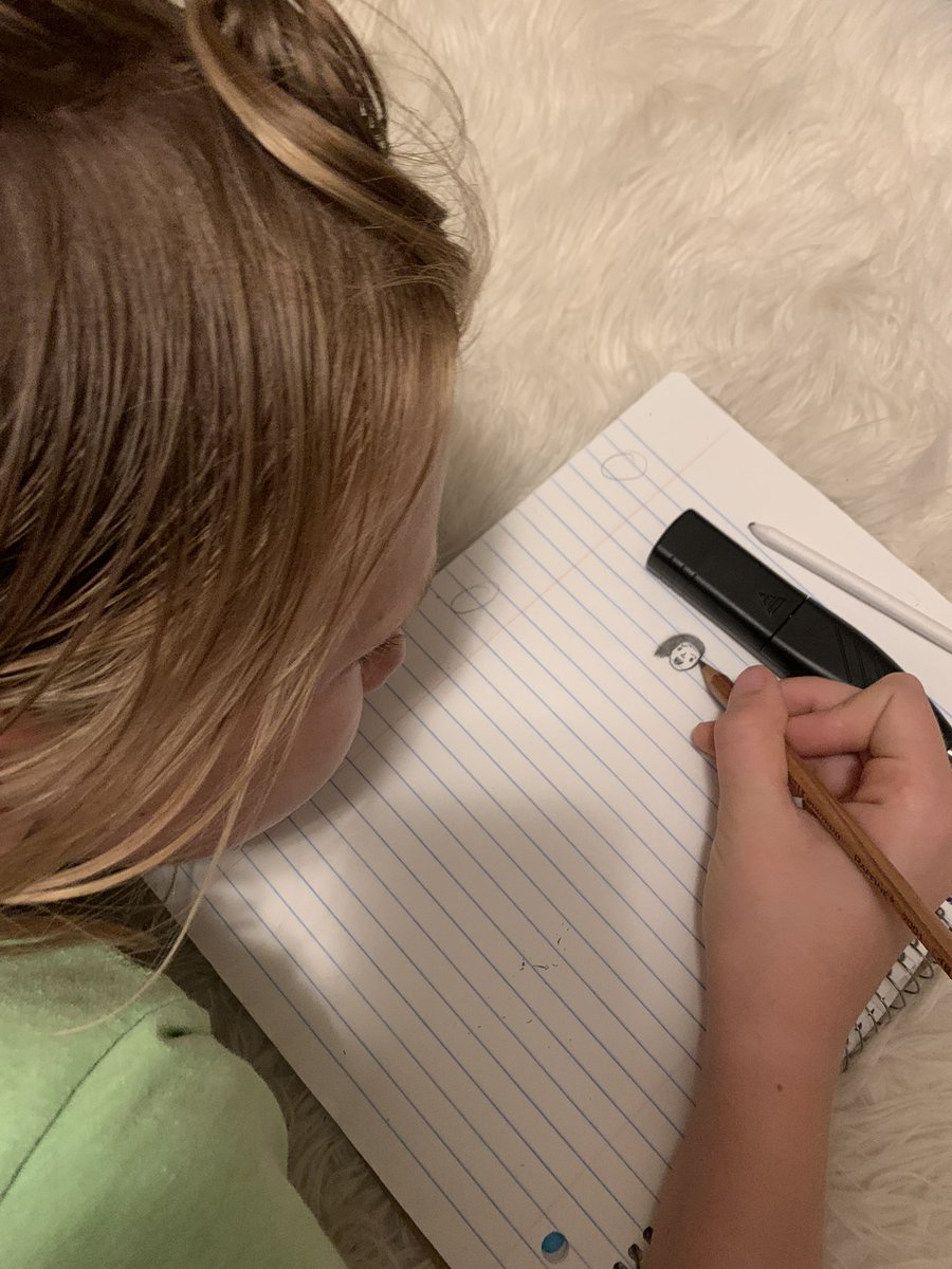 Anne_Baum12's tweet photo. Virtual author visit with @chadsell01!  5th graders at @DurhamES were mesmerized while he showed us his drawing process. Inspiring students to practice their own 😍 Thank you @BlueWillowBooks and @Hoggmslibrary for this opportunity! @Hogg_Razorbacks @maddisonguevara https://t.co/oW9jJMtLIW