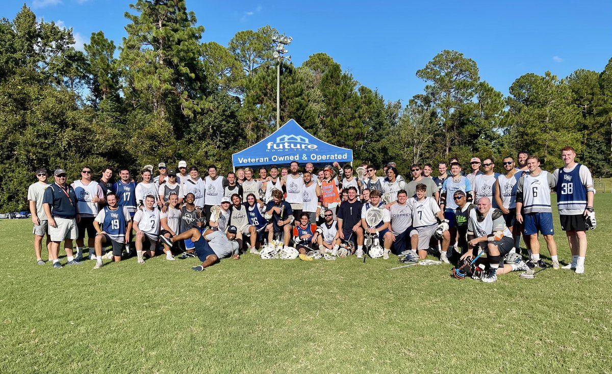 unf_lacrosse's tweet photo. Thank you everyone for making today another successful alumni game! We had a great showing on both sides and we look forward to a successful 2021-2022 season. 

Thank you to all the alumni who came in for the weekend. We greatly appreciate your continued support!  #AlumniWonByOne https://t.co/Q10GegYE1A