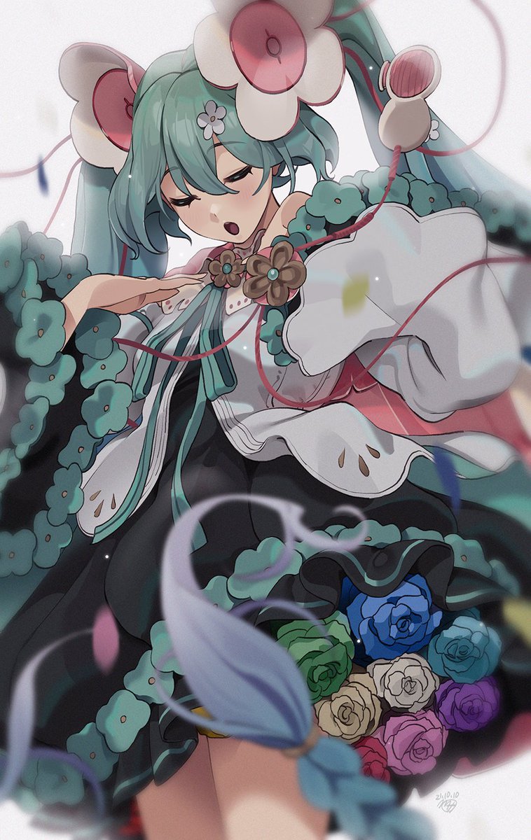 初音ミク ,null 「マジミラミクさん2021 」|桃野サオのイラスト