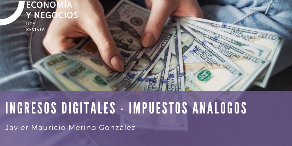 El siguiente artículo pretende analizar el impacto del #impuestodigital en el Ecuador por medio de una revisión a la #normativatributaria y la implicación en sus #arcasfiscales. Conoce más en: n9.cl/lnc0r