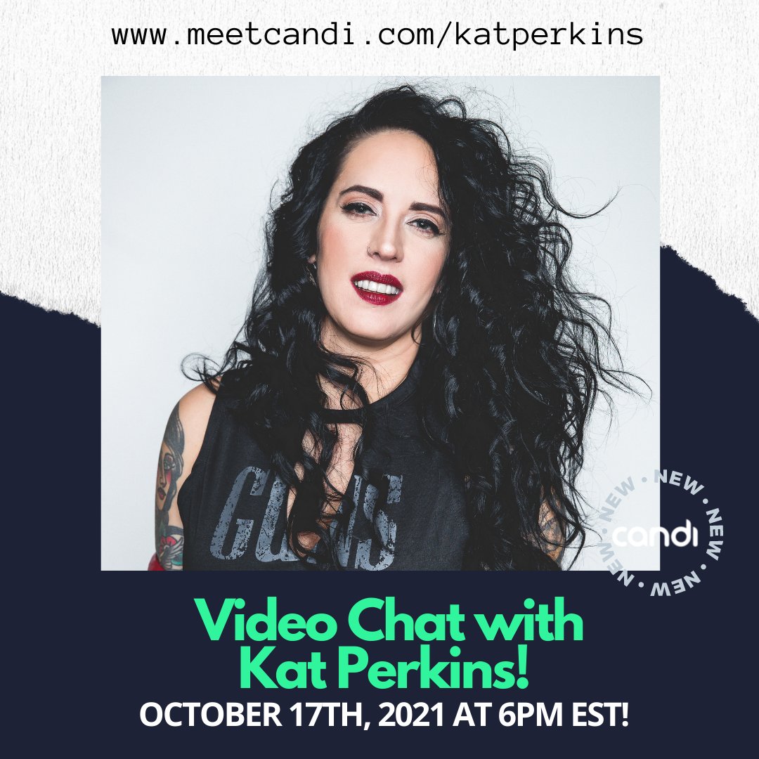 Video chat with <a href="/katperkinsmusic/">Kat Perkins</a> October 17th beginning at 6PM EST! You don't want to miss out! Head over to meetcandi.com/katperkins to purchase your video chat! #KatPerkins #singer #music #motivationalspeaker #meetcandi #candi