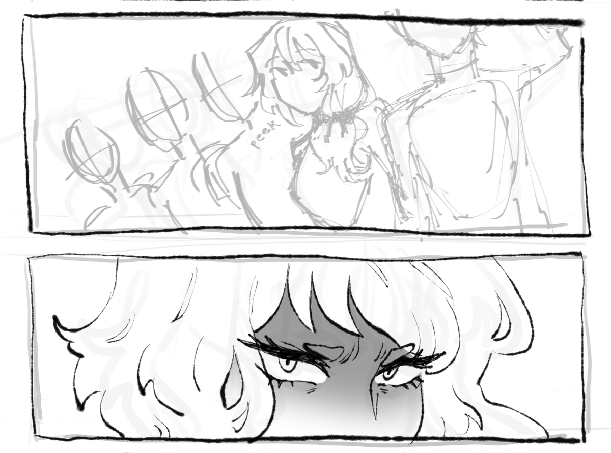 wip of a comic of parvati and her (not)girlfriend 