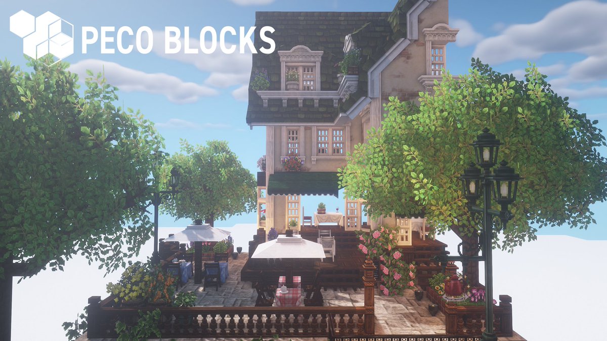 pecoblocks's tweet photo. Almost 1 Chunk Diorama No.2 Cafe on the Hill!
I built a cafe where the sunlight shines through the leaves of the trees!

https://t.co/XcFpcFMJ2O

#Minecraft #MiniaTuria #Minecraftbuilds https://t.co/8V57iR8cIT