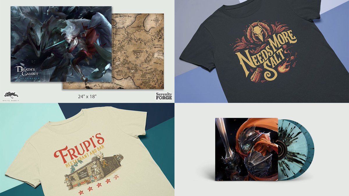 Deaths_Gambit's tweet photo. Did you know we have Death's Gambit Merch and physical copies?

You can buy it here: https://t.co/JW9zZBPuh3 https://t.co/RHn2bMqWAb