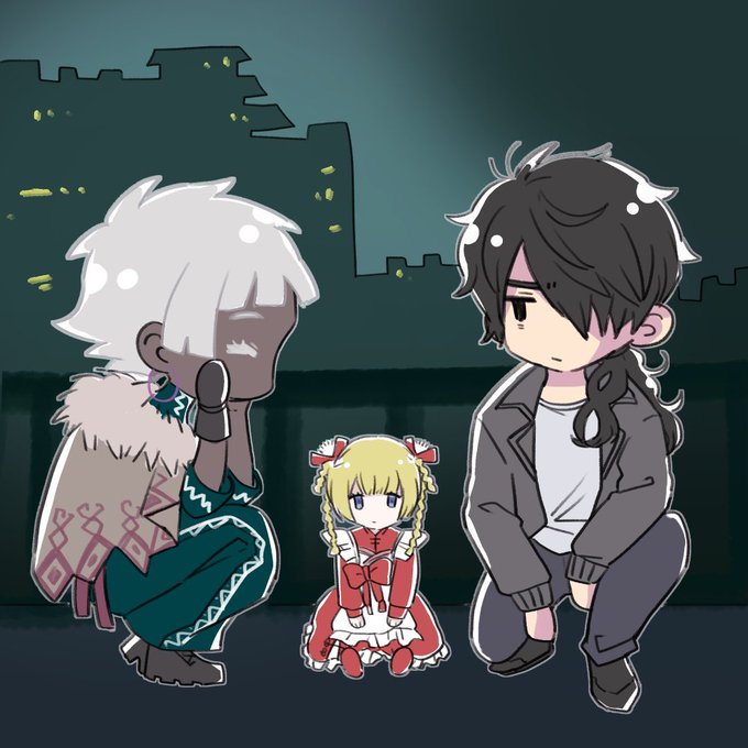 盲目のtwitterイラスト検索結果