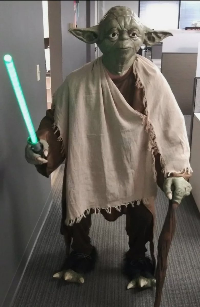 1JoshRichardson's tweet photo. #babyyoda #clonewars #sith  #mandalorian  #lukeskywalker
Full Yoda costume for sell on Ebay!
https://t.co/uuyOzEpFNv https://t.co/StDhdeCIJp