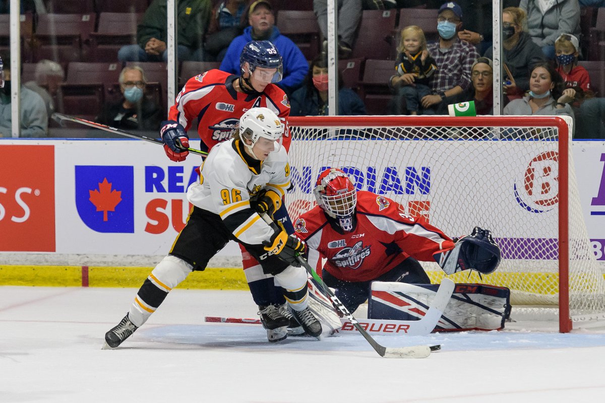Sarnia Sting vs Windsor Spitfires in the Sting's home opener kicking off the 2021/2022 season.