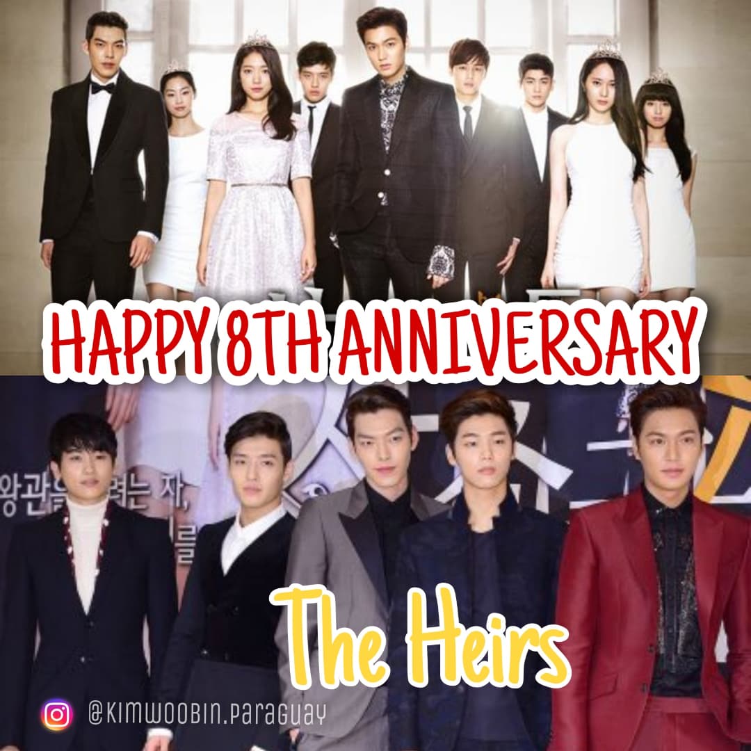 kimwoobinpy's tweet image. HAPPY 8TH ANNIVERSARY &quot;THE HEIRS“ 😍🎊🎉❤

Feliz 8vo aniversario a uno de los mejores elencos que puede existir 🎊🎉😍👏 

 #KimWooBin 
#김우빈 #金宇彬 #LeeMinHo #이민호 #KimTan #ChaEunSang #ParkShinHye 
#TheHeirs #TheHeirs8thAnniversary